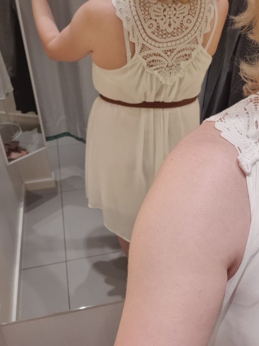 Rochie H&M  voal si broderie