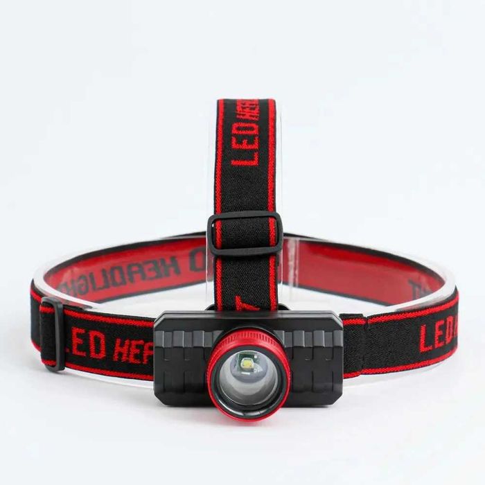 Аккумуляторный налобный светодиодный фонарь