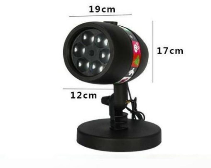 LED проектор с избор от 12 сменящи се Halloween диска -