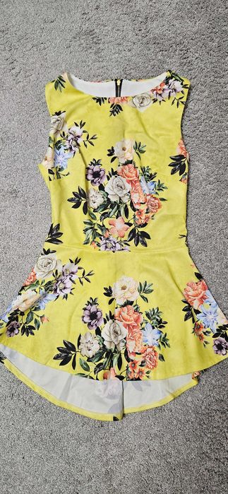 Потник/ Топ в жълт цвят