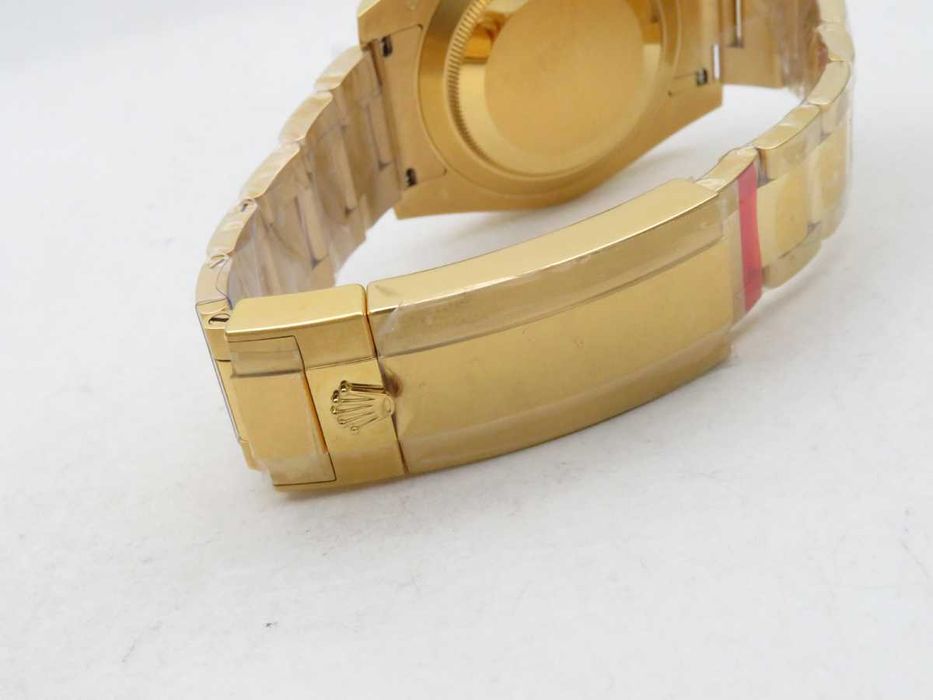 Rolex Submariner 116618LB – жълто злато, син циферблат, керамичен безел – реални снимки