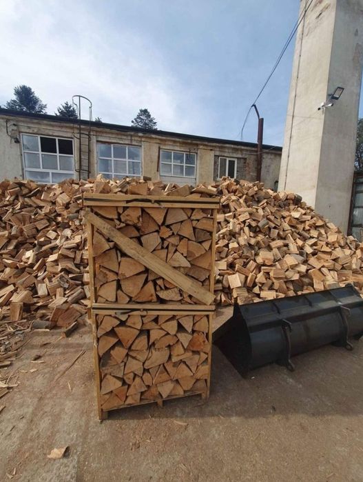 Lemn de foc de fag paletizat livrat la domiciliu