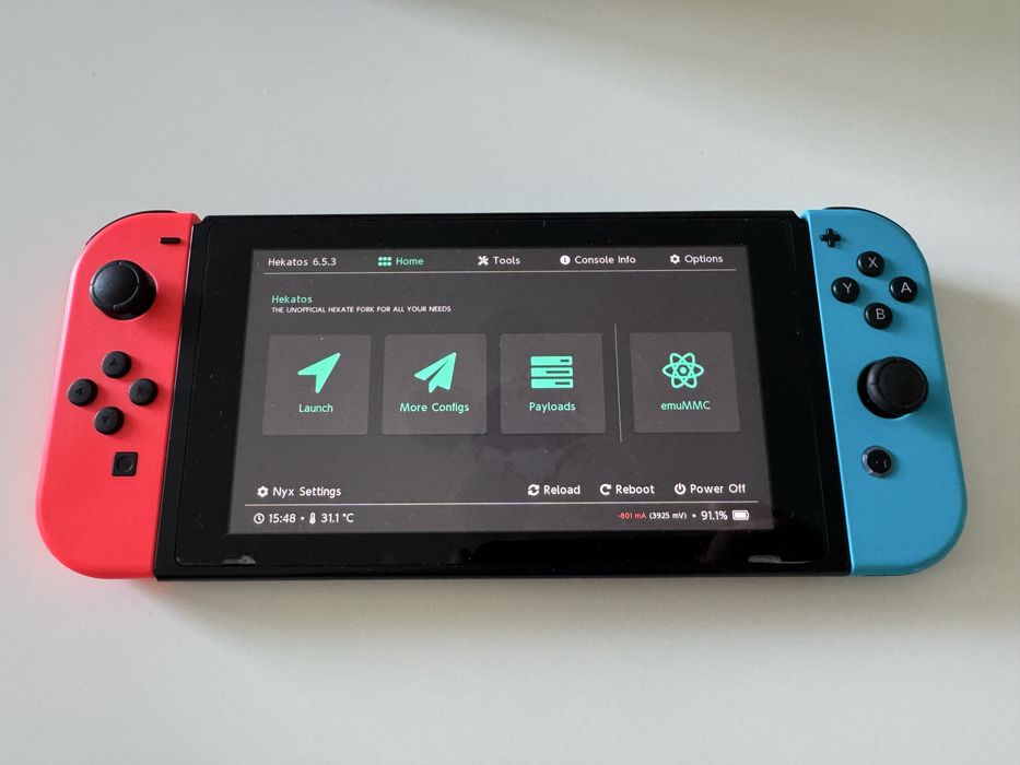 Nintendo Switch V2 Modat + MicroSD 512GB