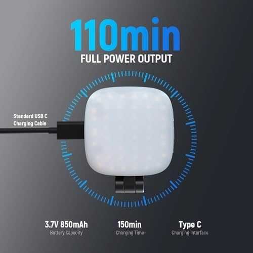 Нов Neewer Магнитен Пръстен Светлина 700lx iPhone Samsung TikTok влог