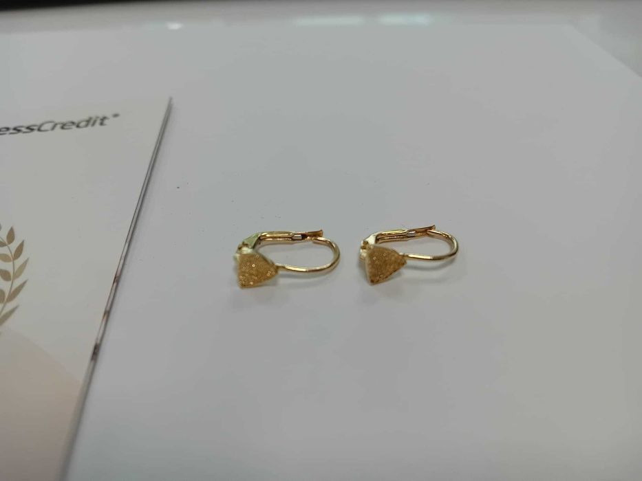 (Ag33) Cercei Aur 18K/Garantie 2 ani