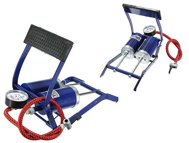 Двойна крачна помпа с манометър