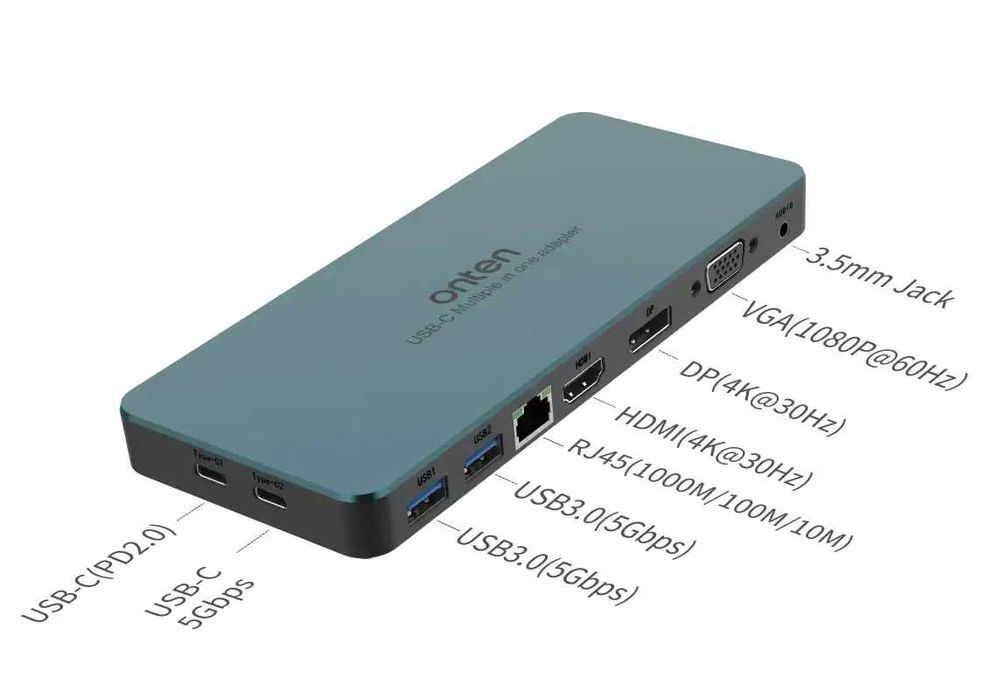Многофункциональная USB-C Док-Станция 9in1. Есть доставка