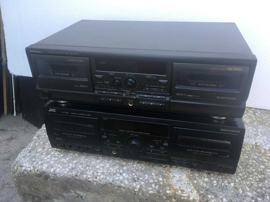 Dublu deck TEAC JVC TECHNICS YAMAHA  dolby b/c Hx pro