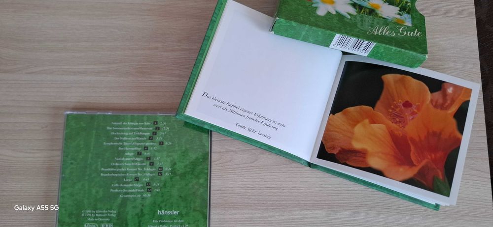 Set Cd+Album , in lb. Germană,  nou