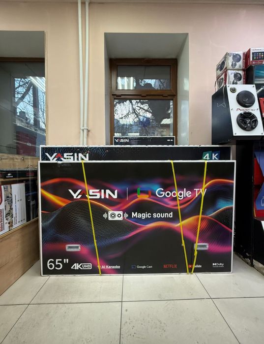 Спец цена!!! Smart телевизоры Yasin LED UltraHD 4K