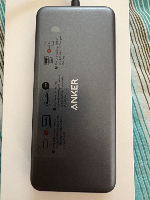 Anker PowerExpand 8-in-1 USB-C PD 10Gbps Data Hub A8383 – HDMI 4K, LAN, USB 10Gbps, SD/TF