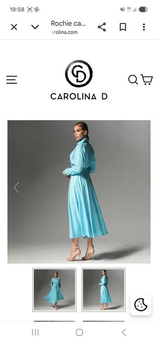 Rochie CAROLINA D /Rochie de dama/Rochie in/Marime XS