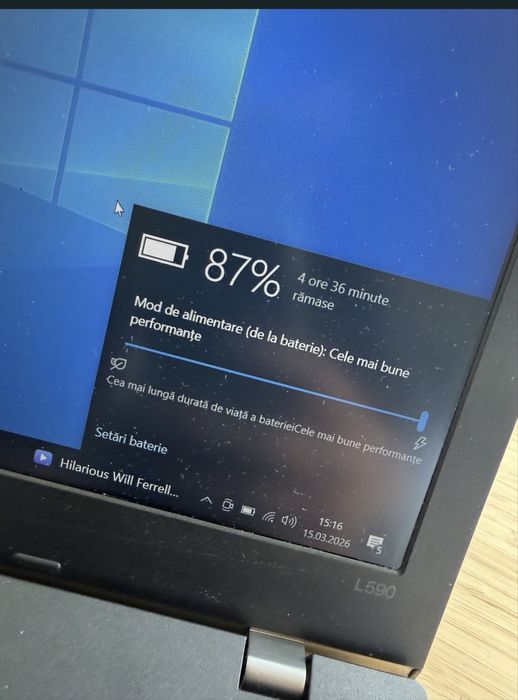 ThinkPad L590 Corei5 8GB SSD256GB win11㉒ Laptop Lenovo ThinkPad L590 cu procesor Intel® Core™ i5-8265U pana
