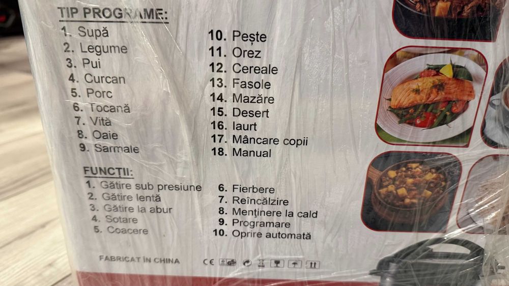 Multicooker Novio EasyCook, 6L, 1000W, Nou, Sigilat