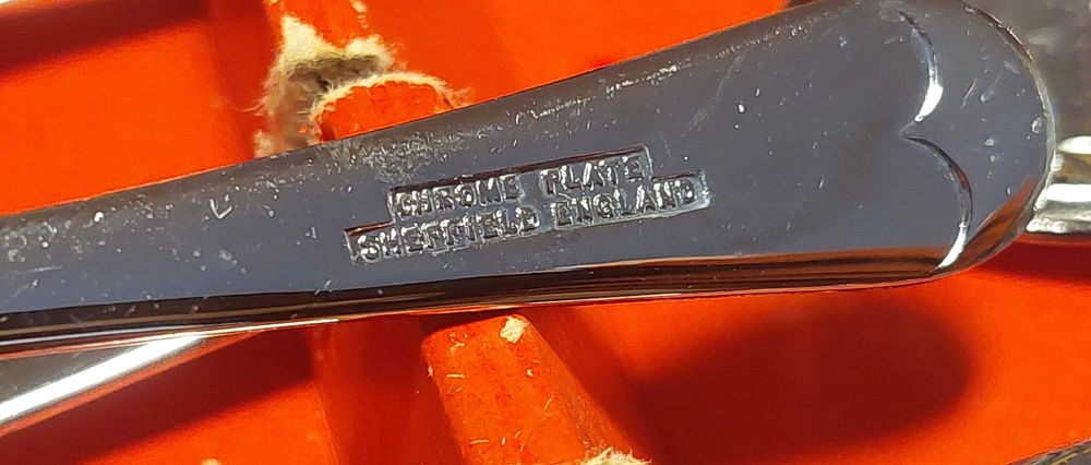 Set 6+1 tacamuri desert Cromate Vintage  1964