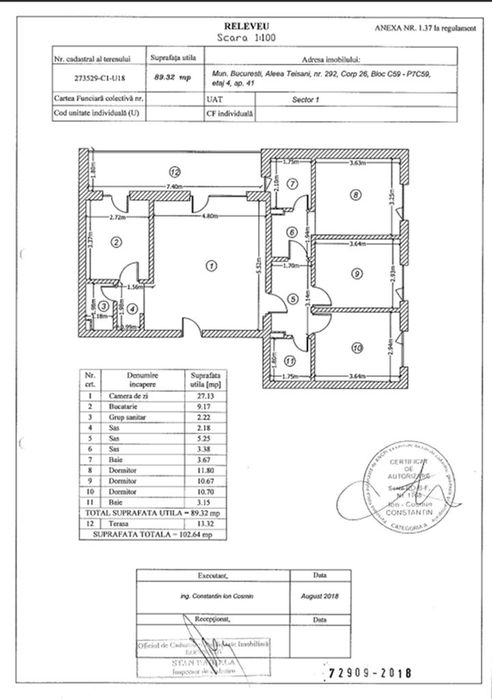 Inchiriez Ap. 4 Camere Greenfield
