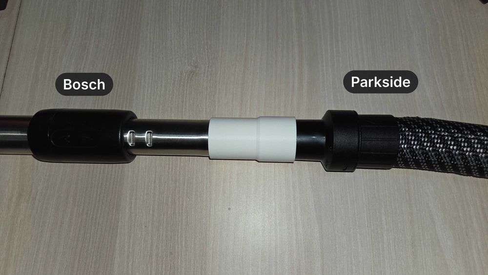 Адаптер за аксесоари Bosch към прахосмукачка Parkside