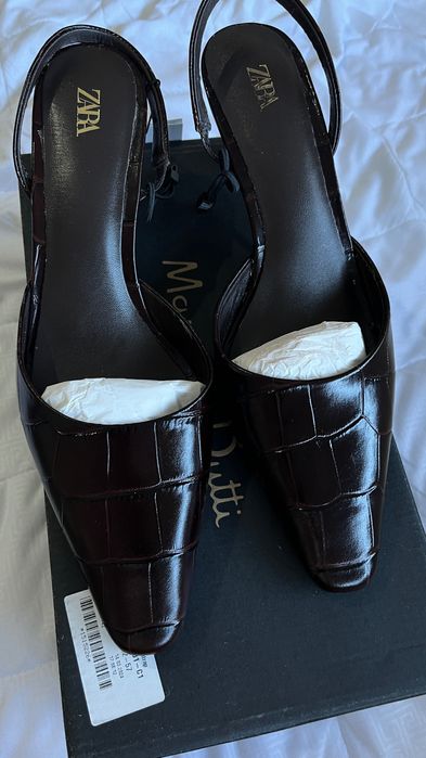 Мюли Zara новые кроко