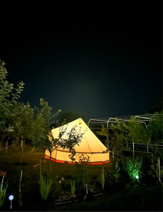 Cort glamping 4 metri ca nou