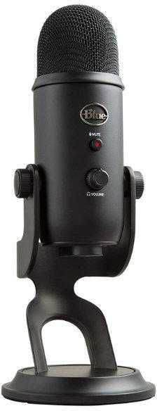 Blue Microfon professional  Yeti Midnight Black pentru PC nou in cutie