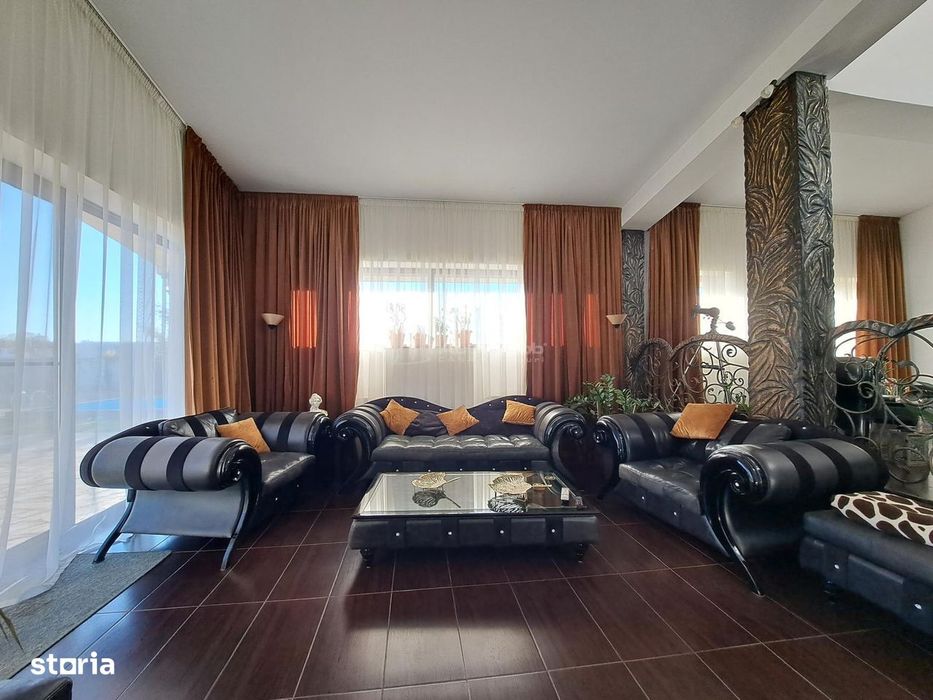Casa cu piscina - Buftea - 8 camere - 4 bai - 620mp - 2500mp teren