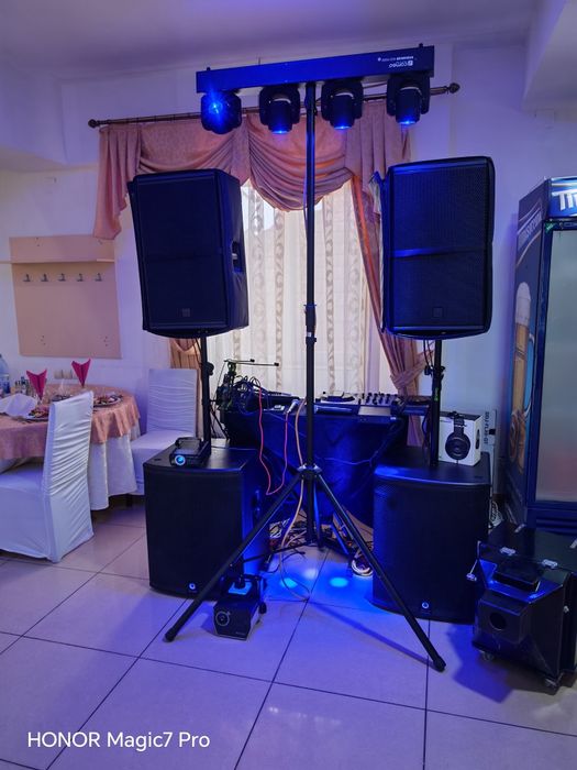 Închiriere RCF/Turbosound închiriez boxe, sonorizare consola DJ Lumini