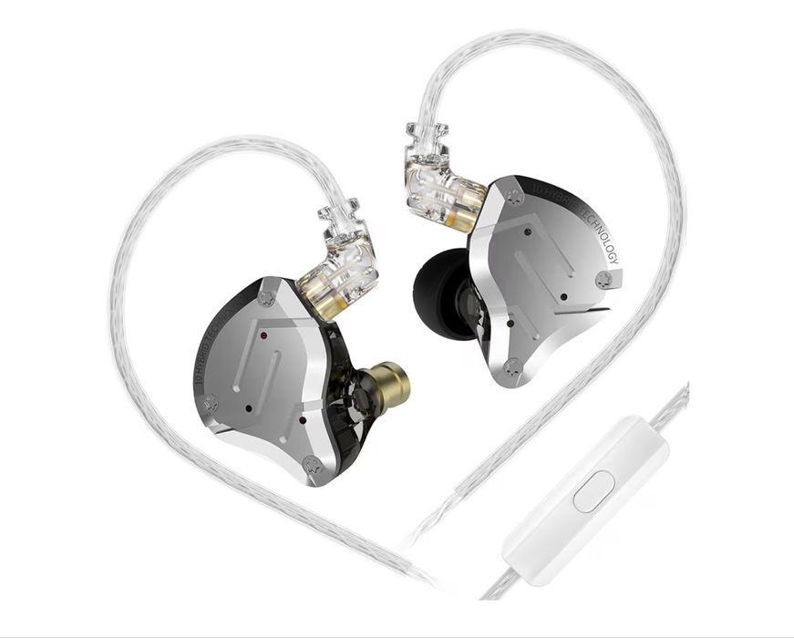 Casti Yinyoo KZ ZS10 pro cu fir micro hifi black