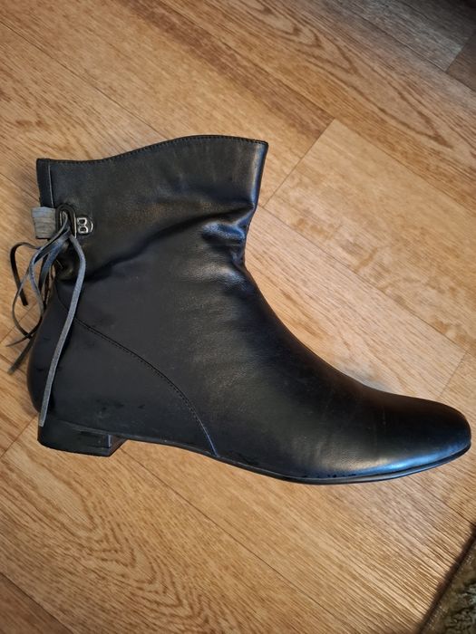 Полусапожки кожа