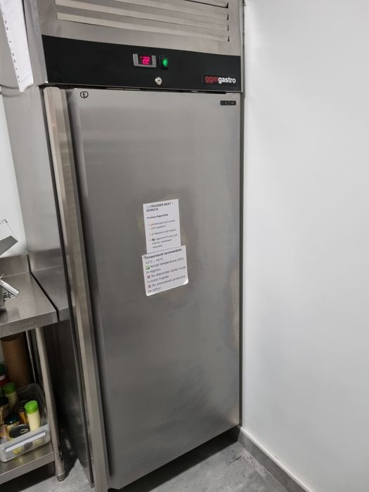 Frigider inox Horeca vertical GGM Gastro- NOU