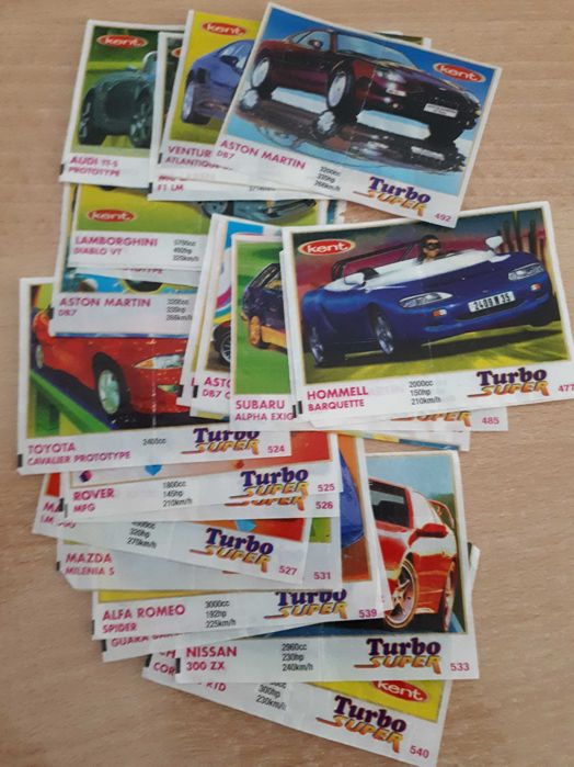 Картинки от дъвки Турбо, Турбо Спорт, Турбо Супер