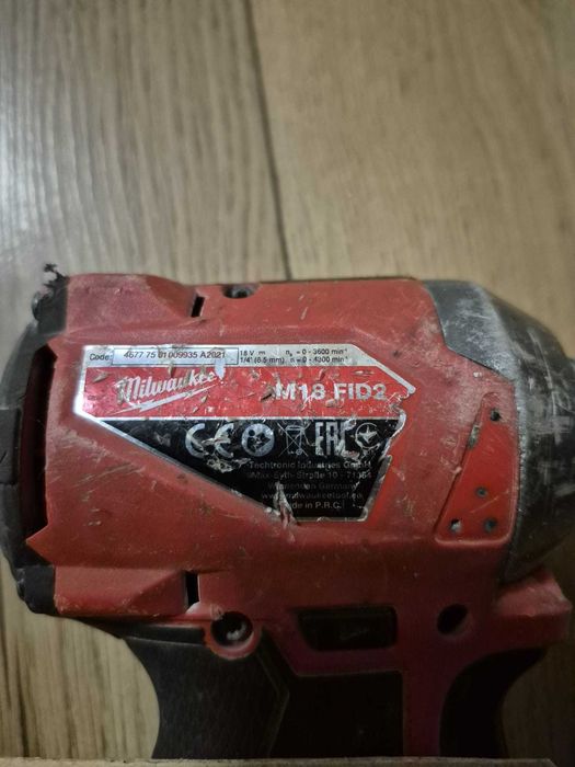 milwaukee m18 fid 2 - lot 12-25-15