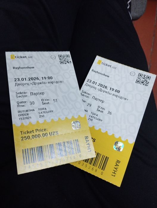 bilet konsert rayhon 23 01 26
