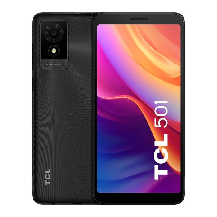 Telefon TCL 501 4G Dual Sim Prime Black NOU in cutie sigilat
