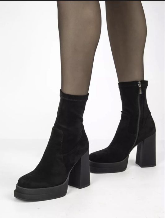 Ботильоны чулки демисезонные на платформе