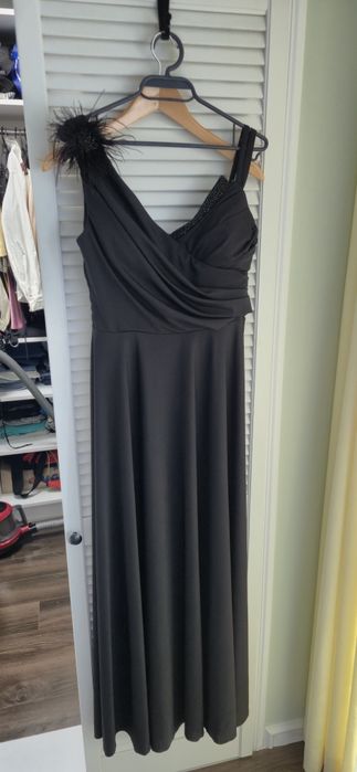 Официална черна рокля р-р L (за бал,сватба...)