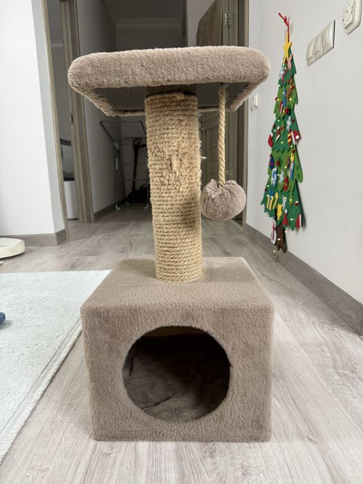 Кошачий домик-когтеточка