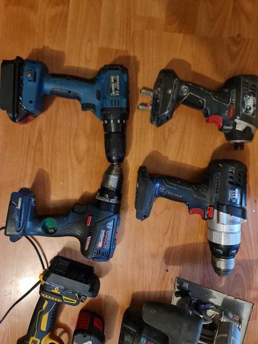 scule bosch profesionale de 12v și 18v circular, filetanta percutie...