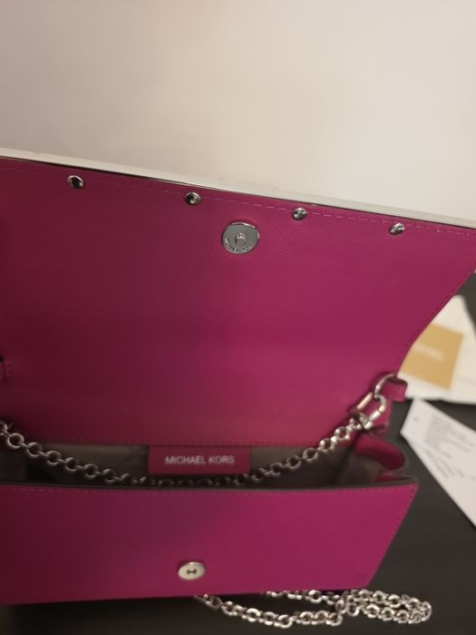 Plic Michael kors roz, piele naturală