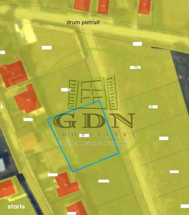Teren intravilan construibil, suprafata 1000 mp, Les
