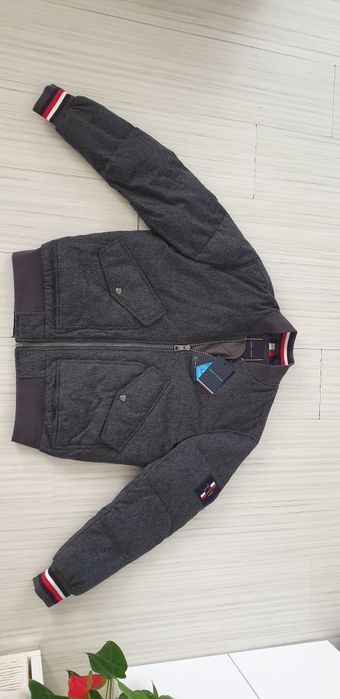 Tommy Hilfiger TH Tech Wool Mens Jacket Size S НОВО! ОРИГИНАЛ! Бомбер