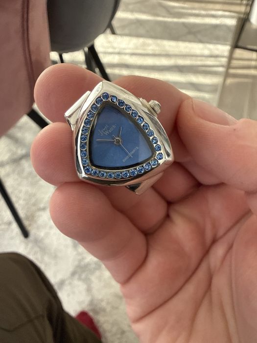 Inel jewel wach cu ceas  nou/swarovski