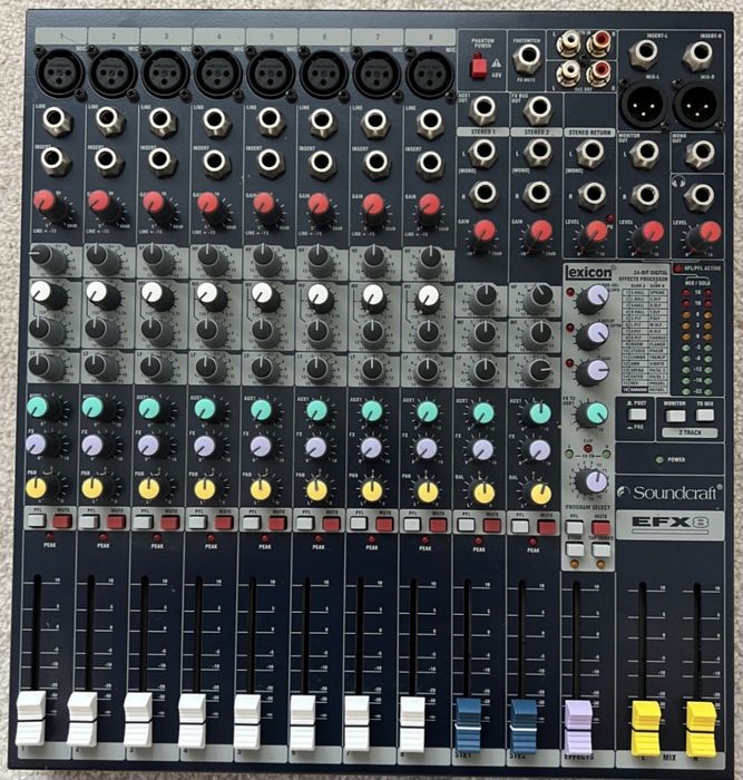 Mixer Soundcraft fx8