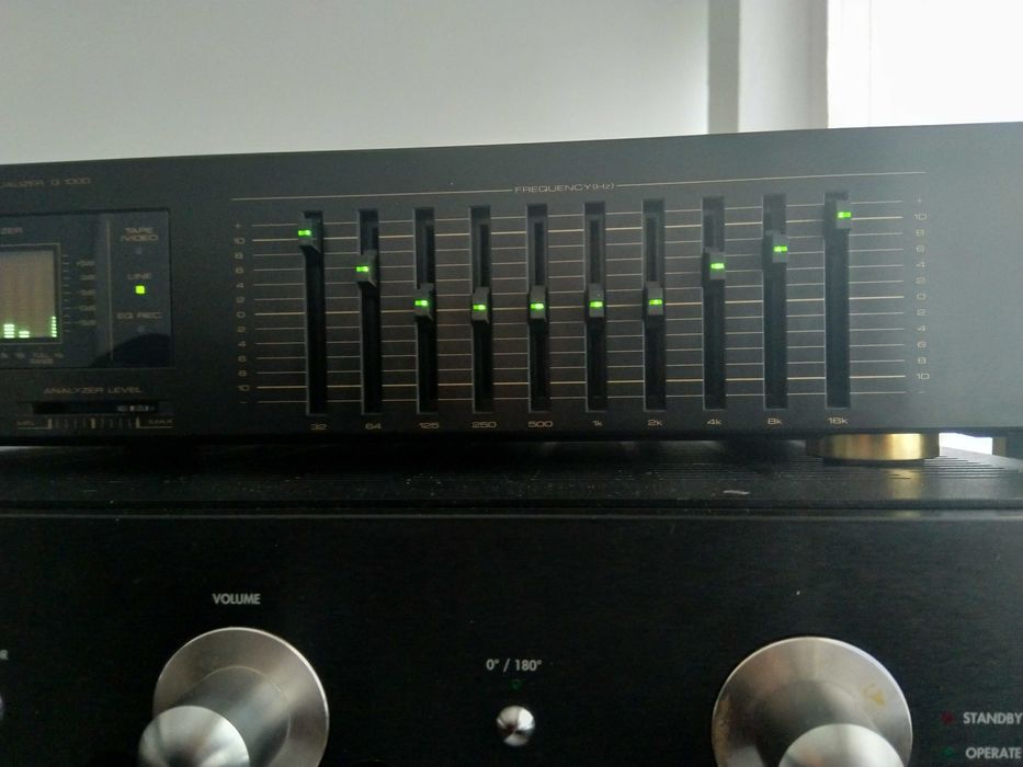 Egalizator Soundwave Q1000 Graphic Equalizer spectrum vumetru