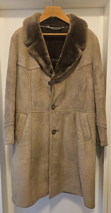 Кожено палто-кожух