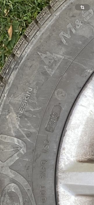 Set 2 Roti Jante 16 inch 5X110 Opel GM 2 anvelope iarna