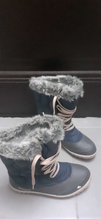 Vand cizme dama Quechu Decathlon Warm 500, stare foarte buna, 70 lei