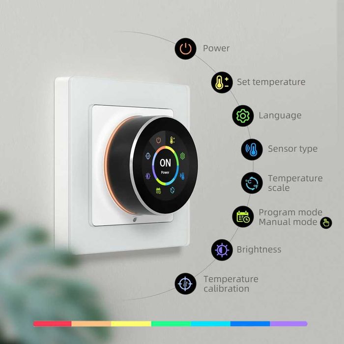 MIUCDA WiFi Програмируем термостат за водно подово отопление 3A