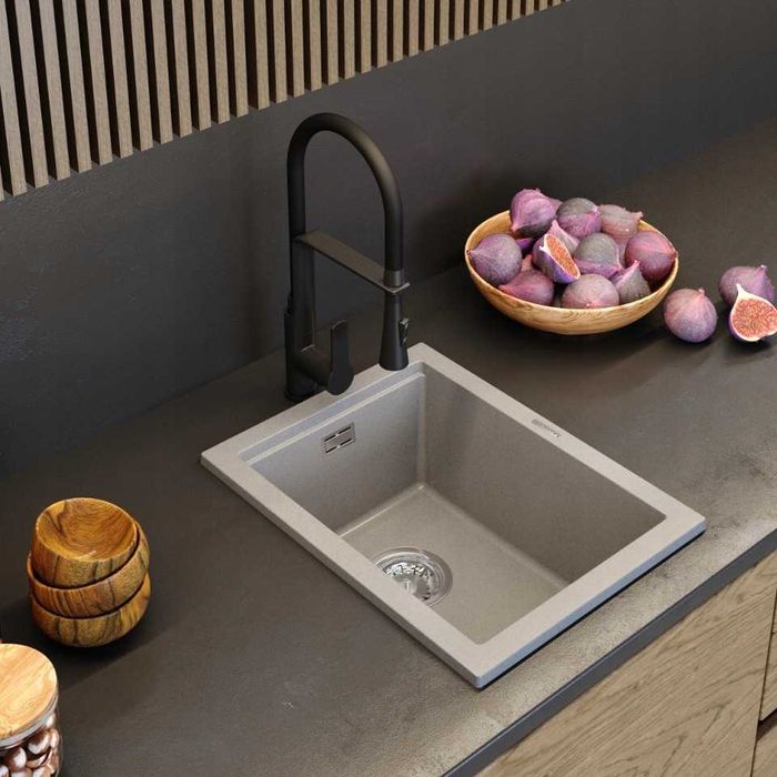 Компактна гранитна мивка Granitan Tuga 38см