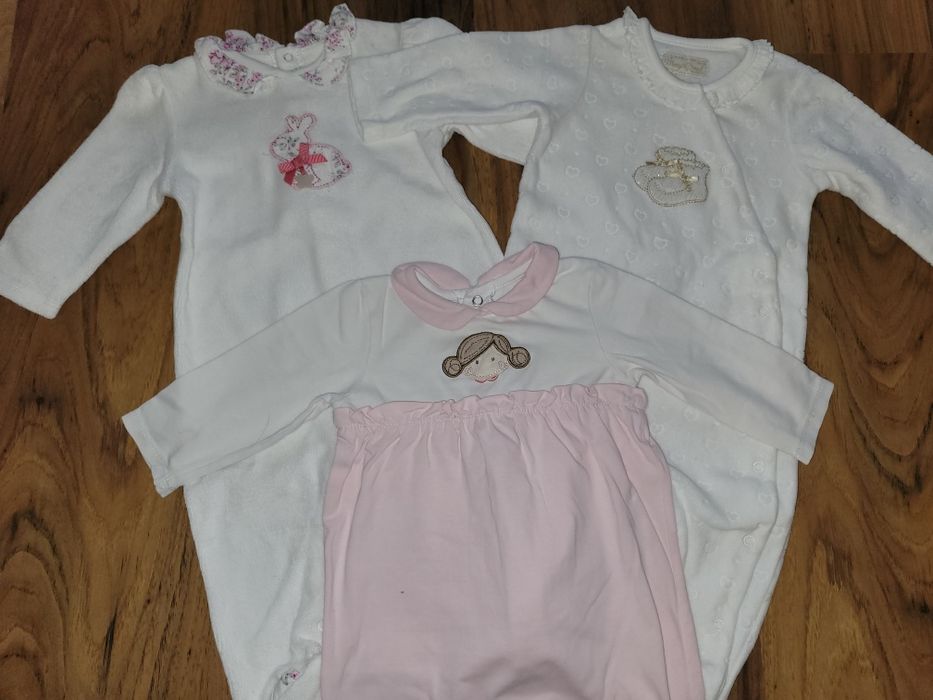 Лот ромпъри гащеризони Mayoral, 2-4 месеца