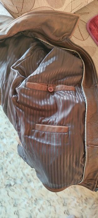 Куртка кожаная мужская